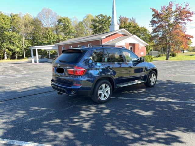 5UXZW0C54CL669466 - 2012 BMW X5 XDRIVE35D BLUE photo 4