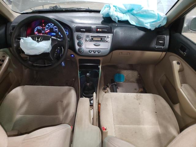 JHMES95655S016268 - 2005 HONDA CIVIC HYBRID SILVER photo 8