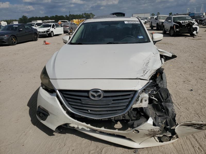 JM1BM1W74F1232305 - 2015 MAZDA 3 GRAND TOURING WHITE photo 5