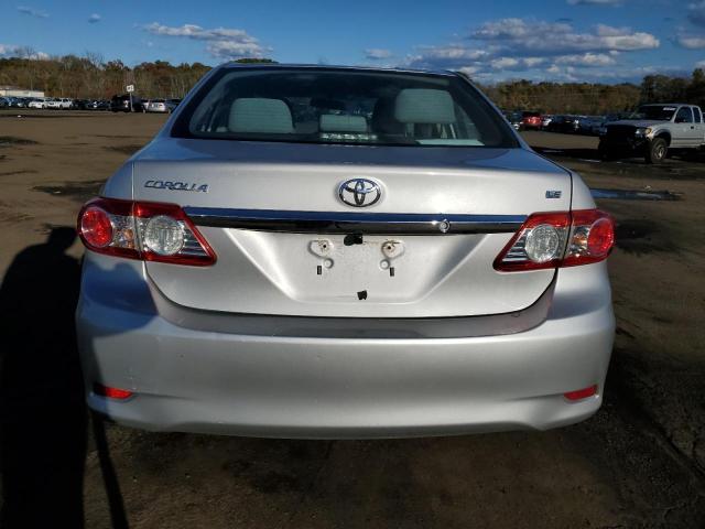 2T1BU4EE3BC734830 - 2011 TOYOTA COROLLA BASE SILVER photo 6