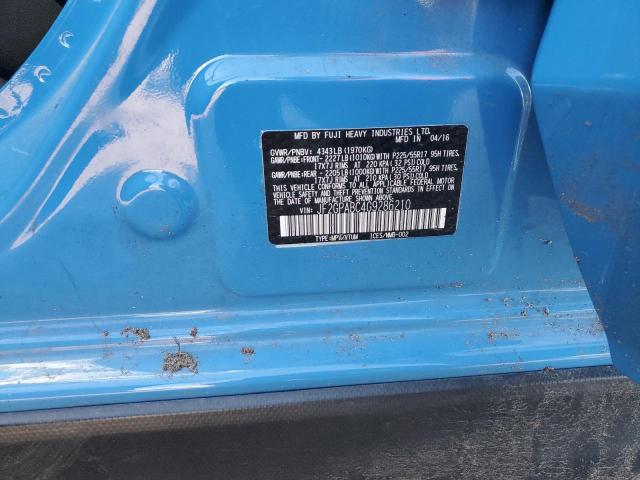 JF2GPABC4G9286210 - 2016 SUBARU CROSSTREK PREMIUM ლურჯი ფოტო 12