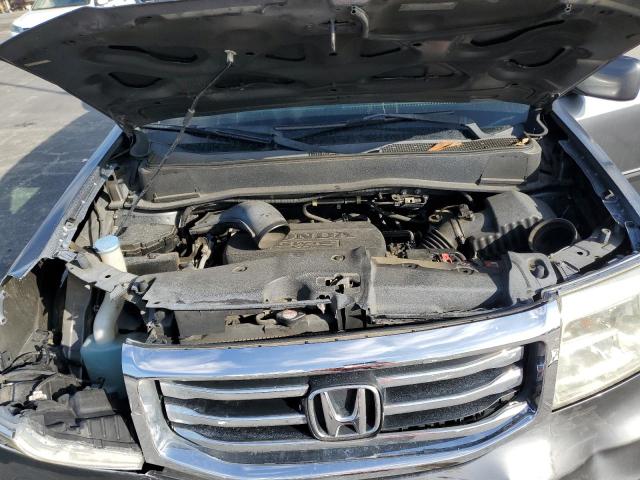 5FNYF3H52DB038968 - 2013 HONDA PILOT EXL 灰色 照片 12