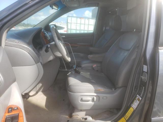 5TDBK22C89S027494 - 2009 TOYOTA SIENNA XLE GRAY photo 7