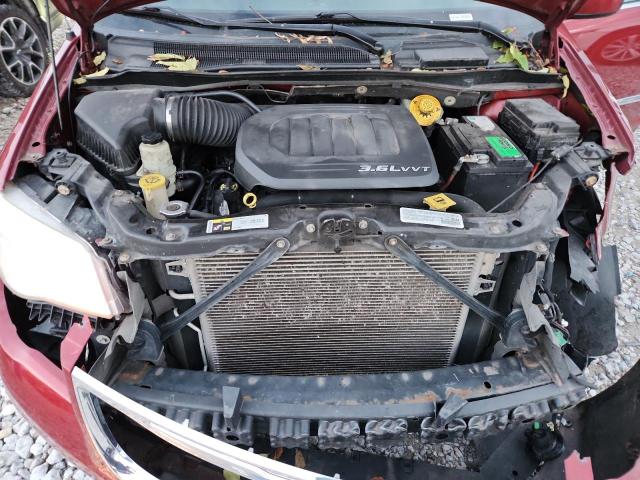 2C4RC1BG6ER255991 - 2014 CHRYSLER TOWN & COU TOURING BURGUNDY photo 12