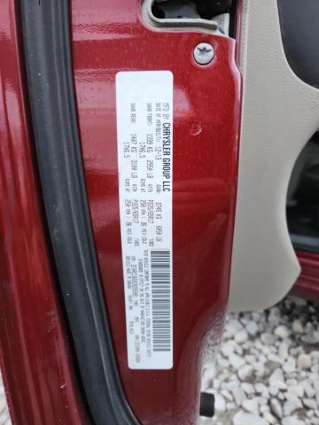 2C4RC1BG6ER255991 - 2014 CHRYSLER TOWN & COU TOURING BURGUNDY photo 13