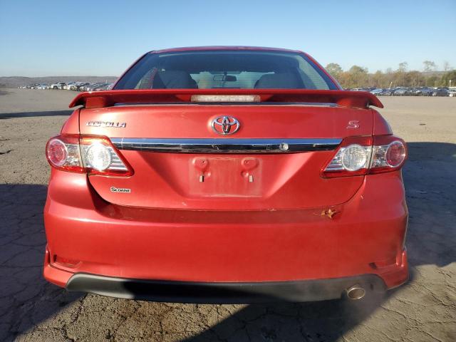 2T1BU4EE1DC948427 - 2013 TOYOTA COROLLA BASE Rojo foto 6
