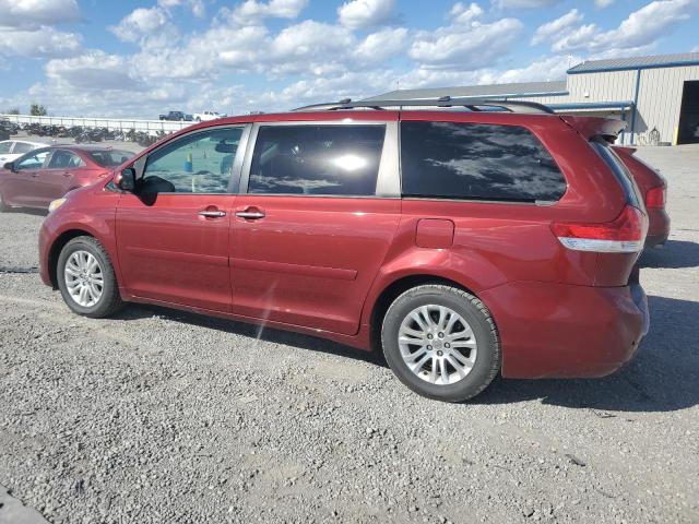 5TDYK3DC1CS272741 - 2012 TOYOTA SIENNA XLE წითელი ფოტო 2