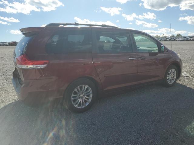 5TDYK3DC1CS272741 - 2012 TOYOTA SIENNA XLE წითელი ფოტო 3