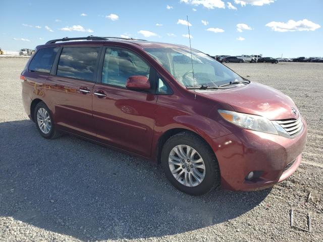 5TDYK3DC1CS272741 - 2012 TOYOTA SIENNA XLE წითელი ფოტო 4