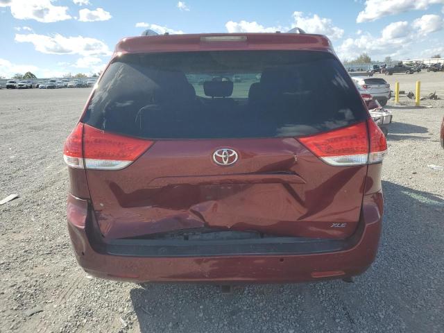 5TDYK3DC1CS272741 - 2012 TOYOTA SIENNA XLE წითელი ფოტო 6