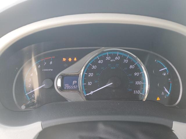 5TDYK3DC1CS272741 - 2012 TOYOTA SIENNA XLE წითელი ფოტო 9