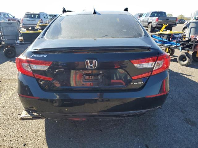 1HGCV1F38JA030222 - 2018 HONDA ACCORD SPORT Սև լուսանկար 6