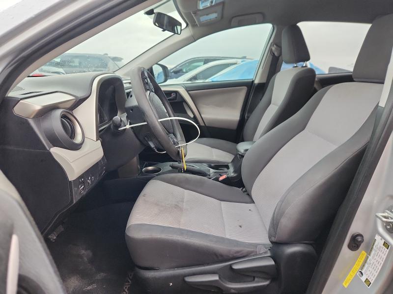 2T3ZFREV0FW151987 - 2015 TOYOTA RAV4 LE SILVER photo 7