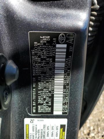 2T1BU40E29C037120 - 2009 TOYOTA COROLLA BASE 灰色 照片 12