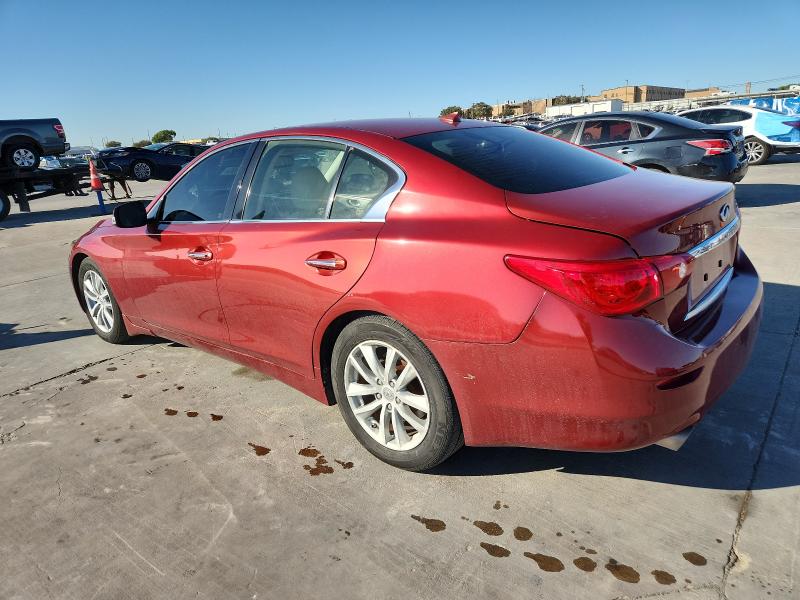 JN1BV7AP0EM674487 - 2014 INFINITI Q50 BASE Qırmızı foto 2