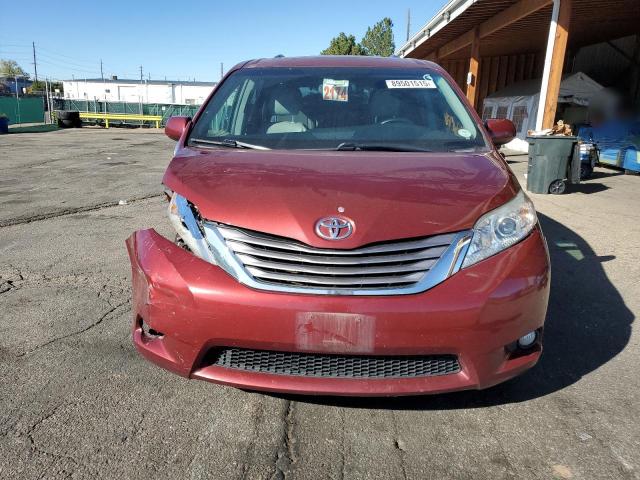 5TDYK3DC2FS677608 - 2015 TOYOTA SIENNA XLE BURGUNDY photo 5