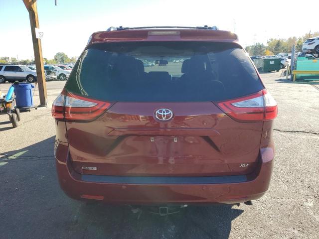 5TDYK3DC2FS677608 - 2015 TOYOTA SIENNA XLE BURGUNDY photo 6