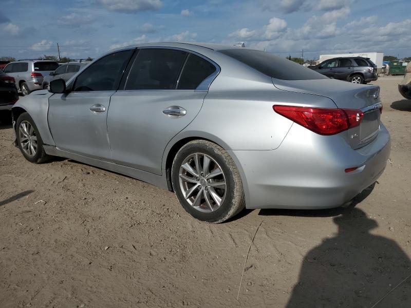 JN1BV7ARXEM690200 - 2014 INFINITI Q50 BASE ვერცხლისფერი ფოტო 2