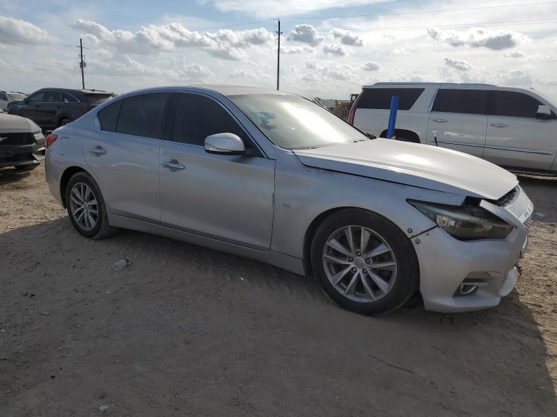 JN1BV7ARXEM690200 - 2014 INFINITI Q50 BASE ვერცხლისფერი ფოტო 4