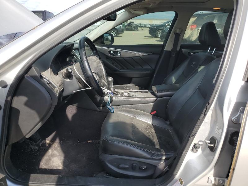 JN1BV7ARXEM690200 - 2014 INFINITI Q50 BASE ვერცხლისფერი ფოტო 7