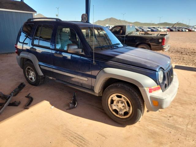 1J4GL48K15W546646 - 2005 JEEP LIBERTY SPORT BLACK photo 4