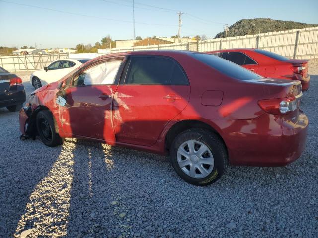 2T1BU4EE7BC592658 - 2011 TOYOTA COROLLA BASE RED photo 2
