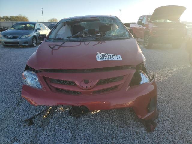 2T1BU4EE7BC592658 - 2011 TOYOTA COROLLA BASE RED photo 5