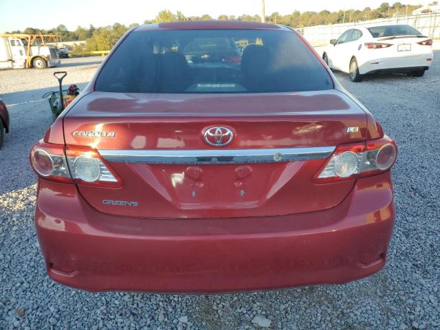 2T1BU4EE7BC592658 - 2011 TOYOTA COROLLA BASE RED photo 6