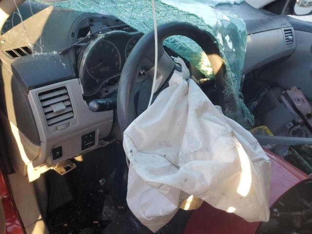 2T1BU4EE7BC592658 - 2011 TOYOTA COROLLA BASE RED photo 8