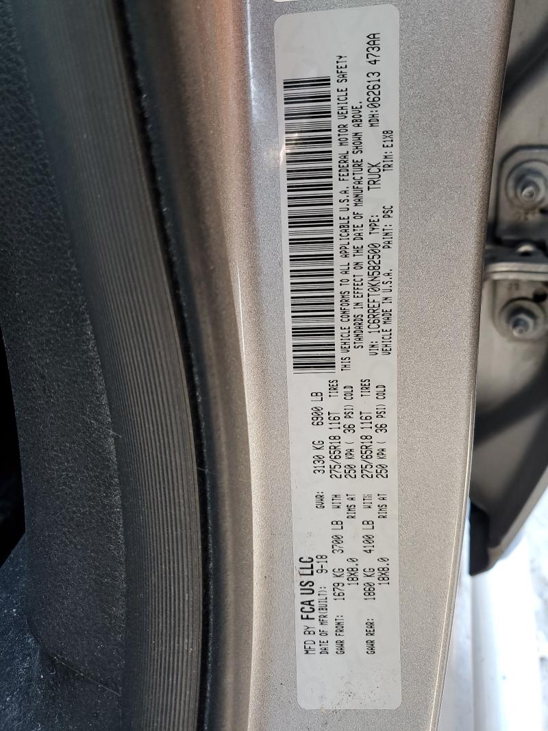 1C6RREFT0KN582500 - 2019 RAM 1500 BIG HORN/LONE STAR SILVER photo 12