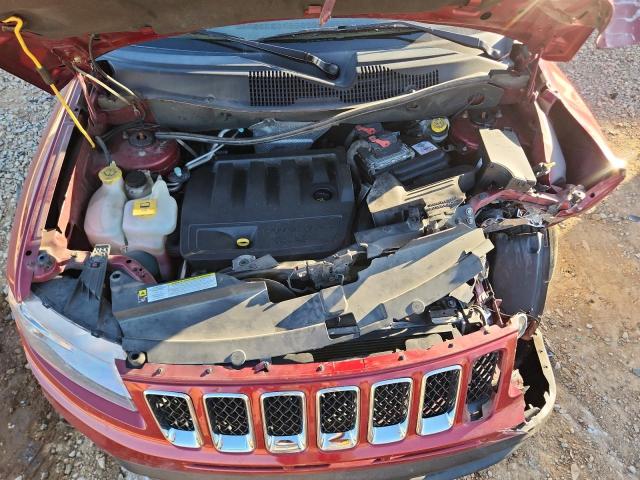 1C4NJCEB0DD246687 - 2013 JEEP COMPASS LATITUDE MAROON photo 11