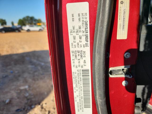 1C4NJCEB0DD246687 - 2013 JEEP COMPASS LATITUDE MAROON photo 12