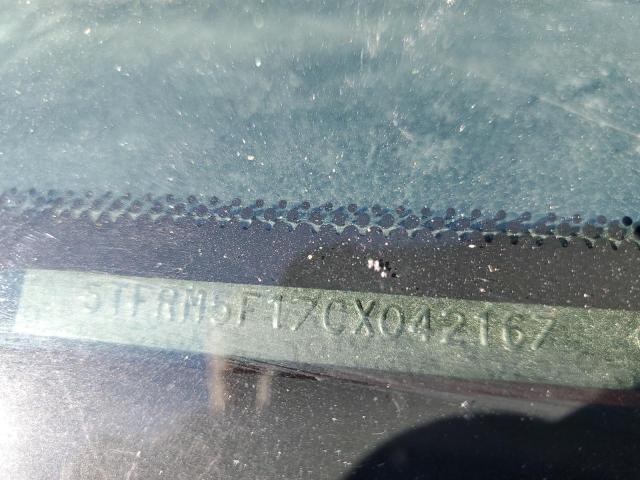 5TFRM5F17CX042167 - 2012 TOYOTA TUNDRA DOUBLE CAB SR5 RED photo 12