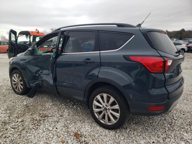 1FMCU9HDXKUC43531 - 2019 FORD ESCAPE SEL Bleu photo 2