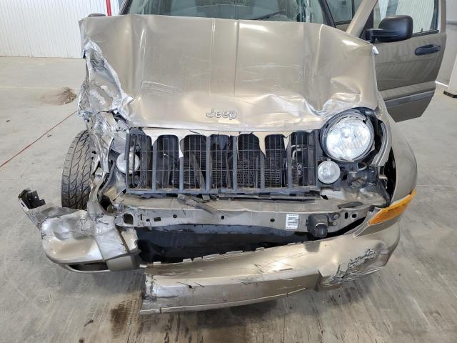 1J4GL48K47W701693 - 2007 JEEP LIBERTY SPORT TAN photo 12
