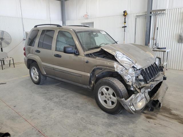 1J4GL48K47W701693 - 2007 JEEP LIBERTY SPORT TAN photo 4