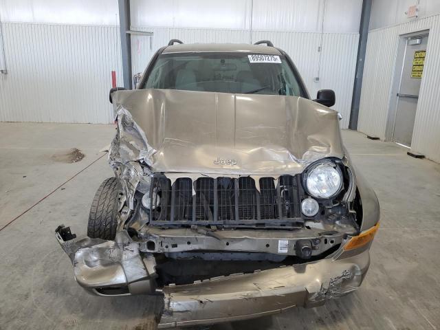 1J4GL48K47W701693 - 2007 JEEP LIBERTY SPORT TAN photo 5