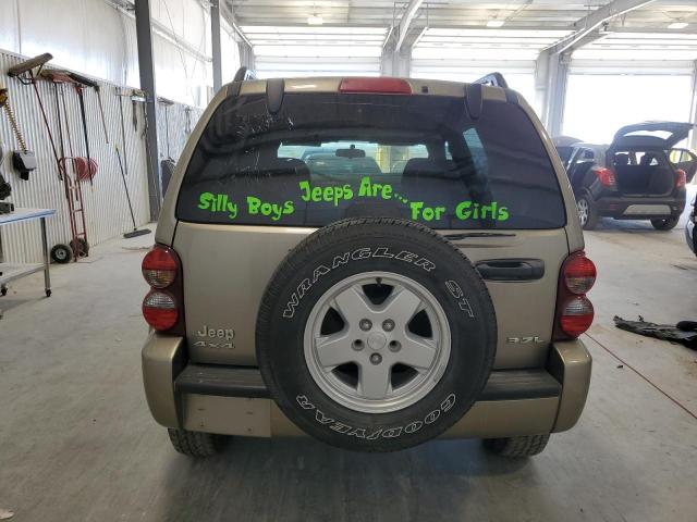 1J4GL48K47W701693 - 2007 JEEP LIBERTY SPORT TAN photo 6