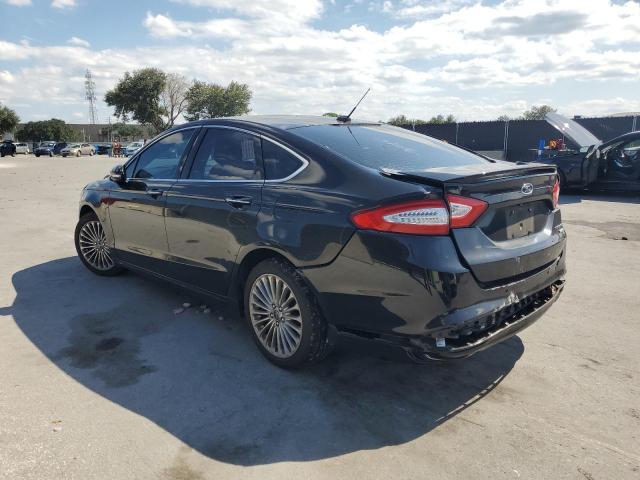 3FA6P0K90ER137132 - 2014 FORD FUSION TITANIUM BLACK photo 2