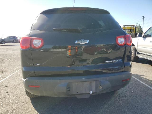 1GNLVFED3AJ267956 - 2010 CHEVROLET TRAVERSE LT BLACK photo 6