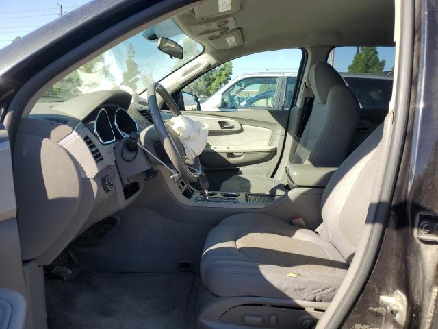 1GNLVFED3AJ267956 - 2010 CHEVROLET TRAVERSE LT BLACK photo 7