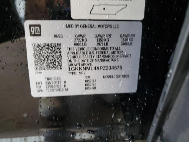 1GKKNML4XPZ234575 - 2023 GMC ACADIA SLT BLACK photo 14