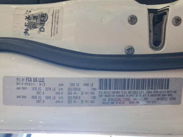 3C4NJCCB4LT125561 - 2020 JEEP COMPASS LIMITED WHITE photo 12