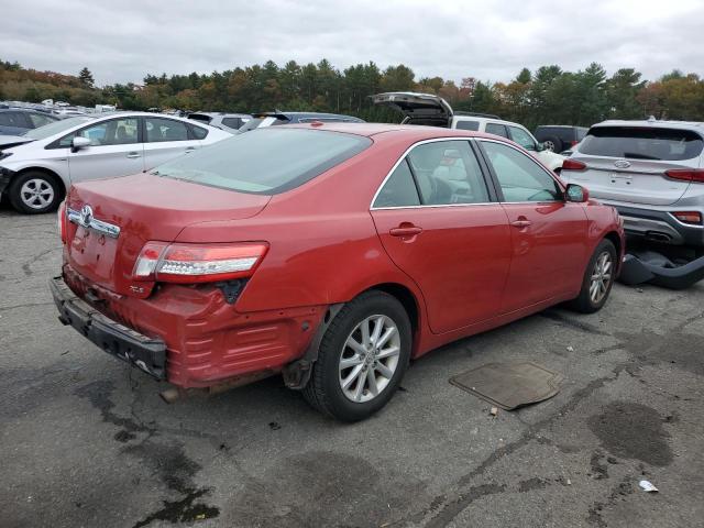 4T1BK3EK7AU111679 - 2010 TOYOTA CAMRY SE RED photo 3