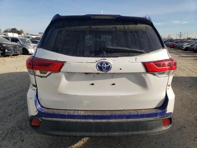 5TDJZRFH5KS628261 - 2019 TOYOTA HIGHLANDER SE WHITE photo 6