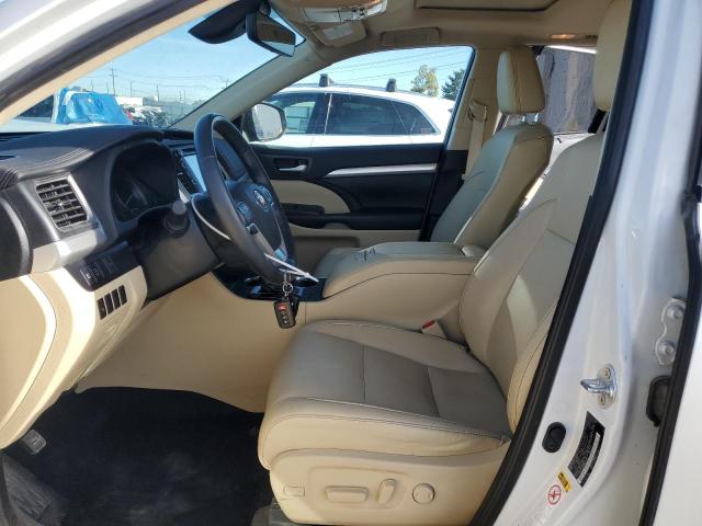 5TDJZRFH5KS628261 - 2019 TOYOTA HIGHLANDER SE WHITE photo 7