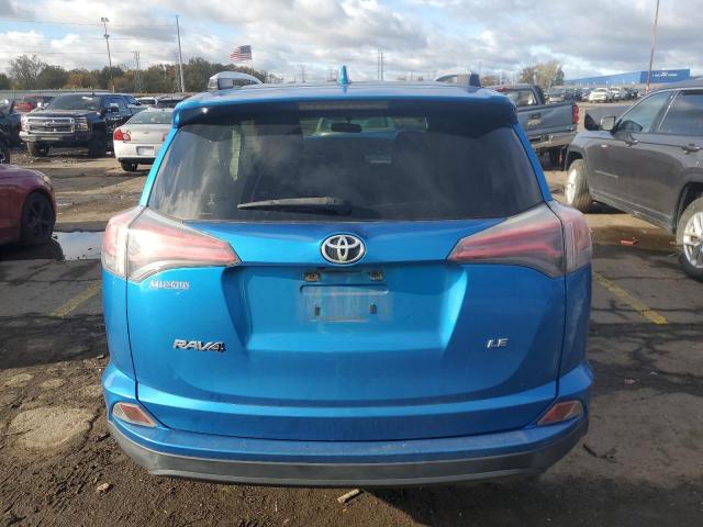 JTMZFREV7GJ074096 - 2016 TOYOTA RAV4 LE BLUE photo 6