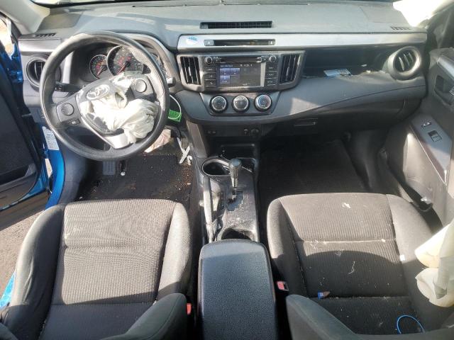 JTMZFREV7GJ074096 - 2016 TOYOTA RAV4 LE BLUE photo 8