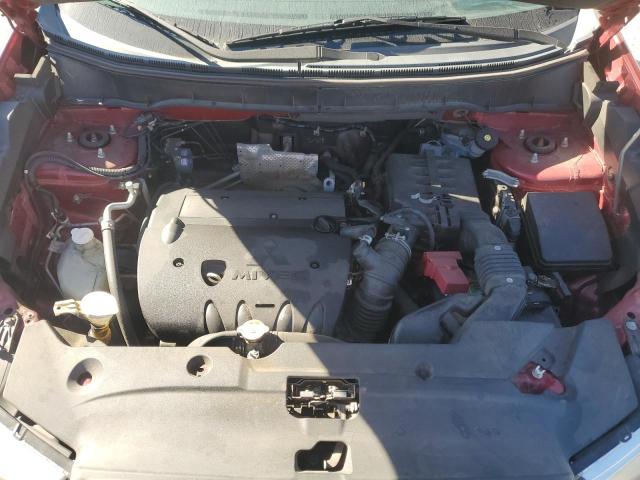 4A4AP3AU5EE031914 - 2014 MITSUBISHI OUTLANDER ES წითელი ფოტო 12