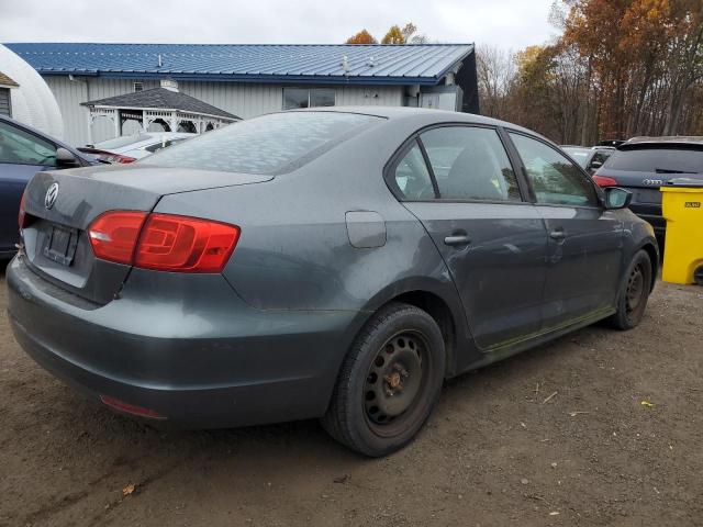 3VW2K7AJ6DM367519 - 2013 VOLKSWAGEN JETTA BASE GRAY photo 3